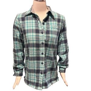 LL Bean fully lined flannel over shirt